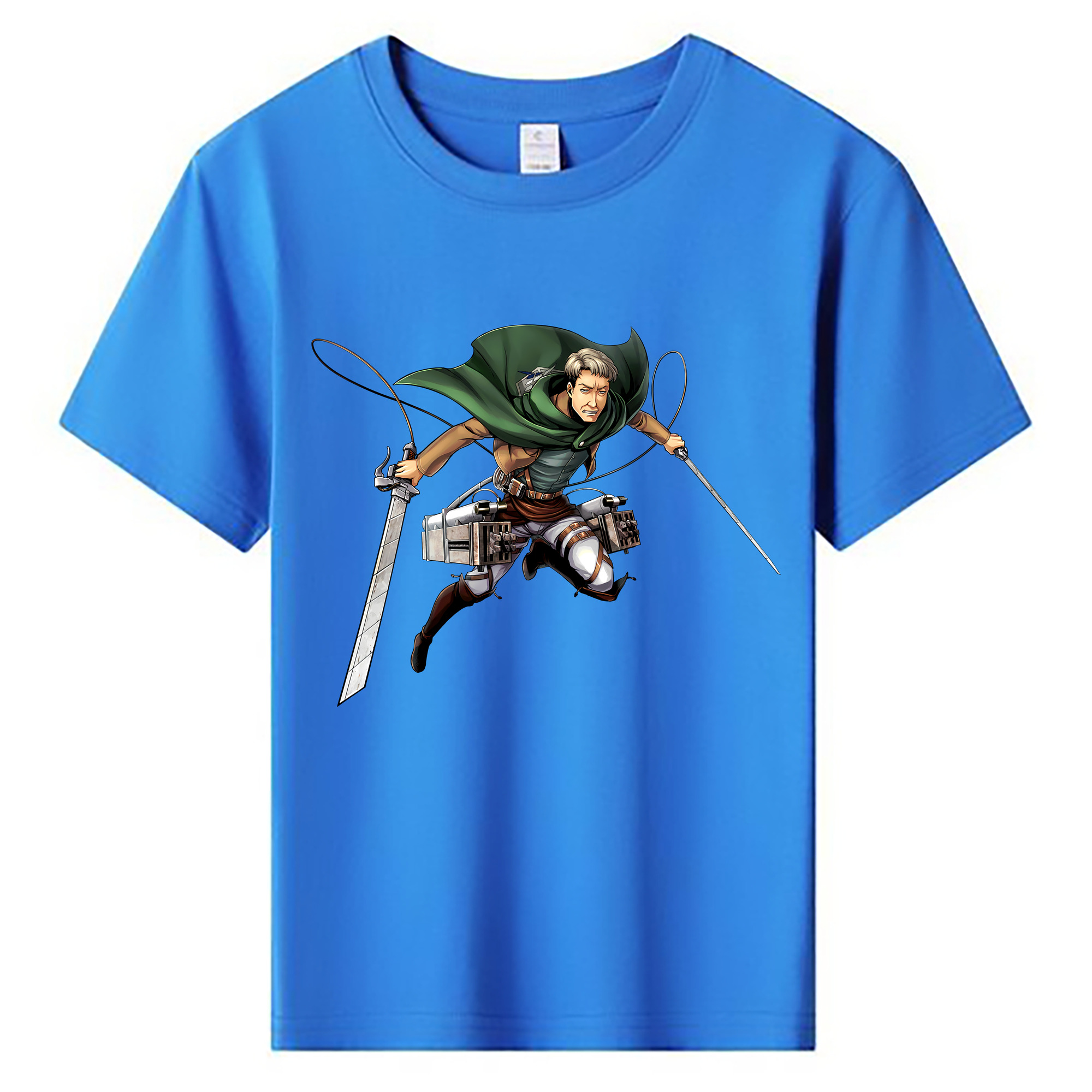 （画像用） 進撃の巨人 Attack on Titan 綿100％キッズTシャツ（フロントプリント）
